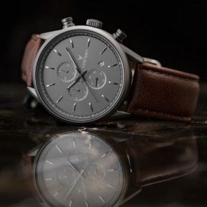 Vincero Men's Watch - The Chrono S - Gunmetal/Walnut